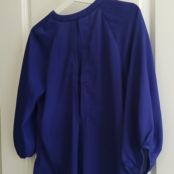 Blue flowy dress shirt - Picture 5 of 5